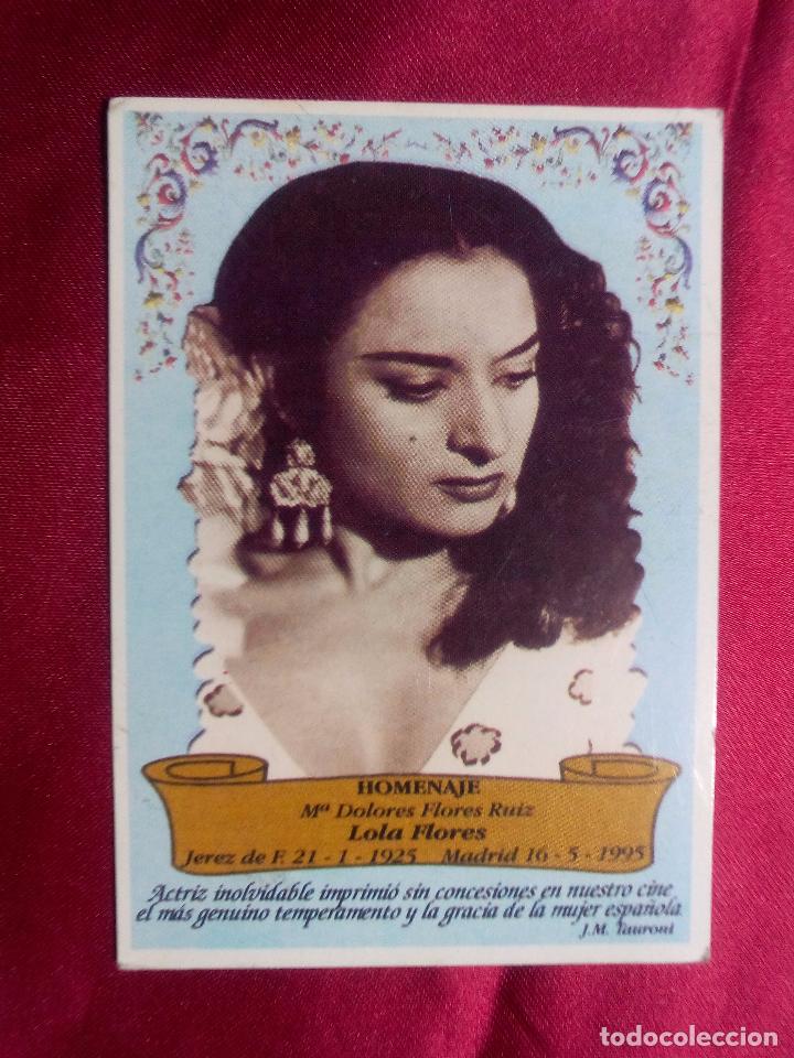 Coleccionismo calendarios: CALENDARIO DE BOLSILLO. 2004. HOMENAJE A LOLA FLORES. CON PUBLICIDAD
