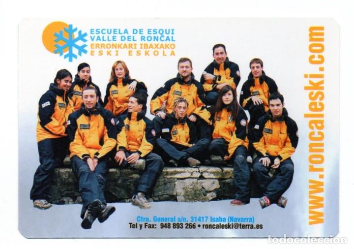 Coleccionismo Calendarios: Calendario de publicidad 2004 - ESCUELA DE ESQUI - VALLE DEL RONCAL