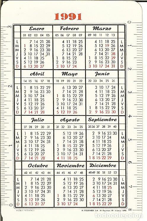 calendario-fournier-1991-difur-comprar-calendarios-antiguos-en