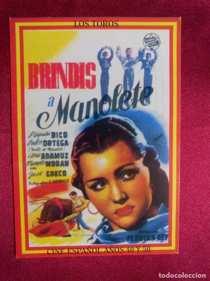 Coleccionismo calendarios: CALENDARIO DE BOLSILLO . CINE. 2002. BRINDIS A MANOLETE. CON PUBLICIDAD