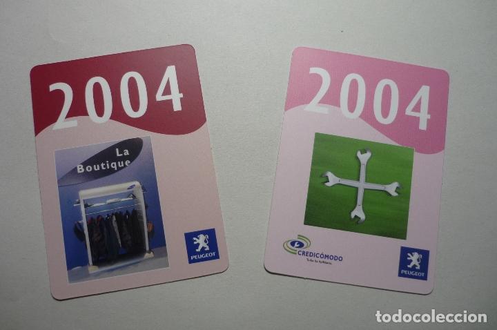 Coleccionismo Calendarios: LOTE CALENDARIOS PEUGEOT 2004