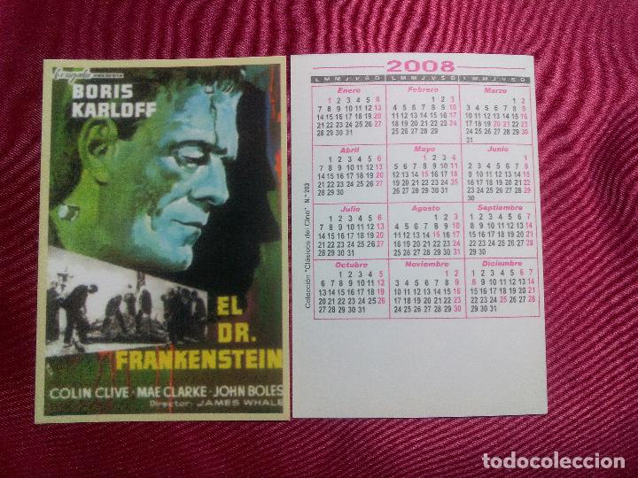 Coleccionismo calendarios: CALENDARIO DE BOLSILLO. 2008. EL DR. FRANKENSTEIN. - Foto 1