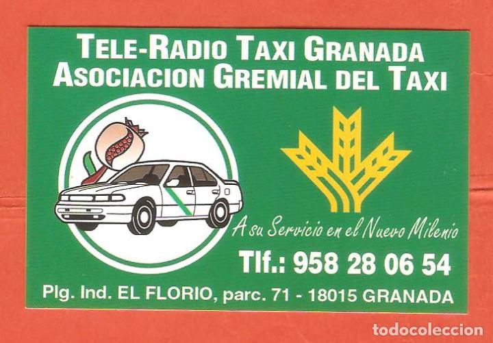 Coleccionismo calendarios: CALENDARIO DE BOLSILLO PUBLICITARIO A&Ntilde;O  2000  TELE-RADIO TAXI   GRANADA