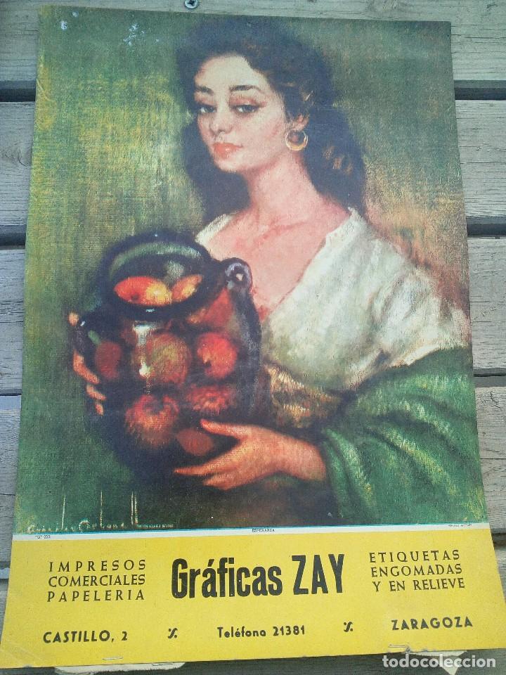 Coleccionismo Calendarios: Antiguo calendario