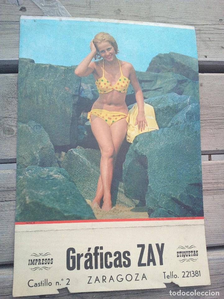 Coleccionismo Calendarios: Antiguo calendario..gr&aacute;ficas zay 25 por 35