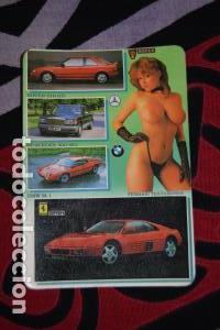 Coleccionismo calendarios: CALENDARIO DE MANO 1993 FERRARI EROTICO
