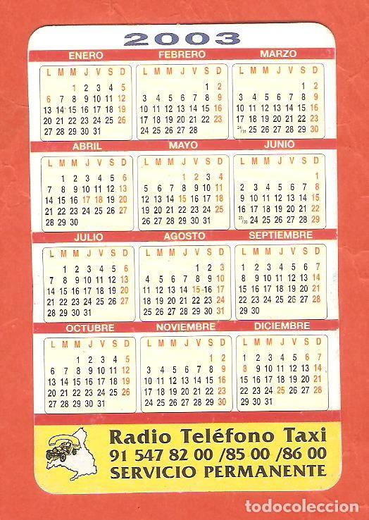 Calendario Bolsillo Publicitario Año 2003 Segu Comprar Calendarios