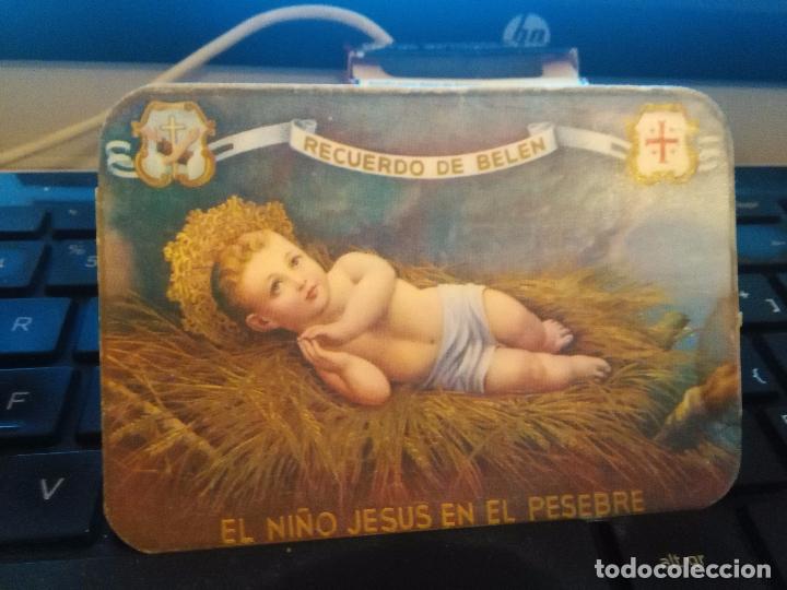 Coleccionismo calendarios: calendario de bolsillo - PUBLICITARIO ni&ntilde;o jesus recuerdo de belen 1970