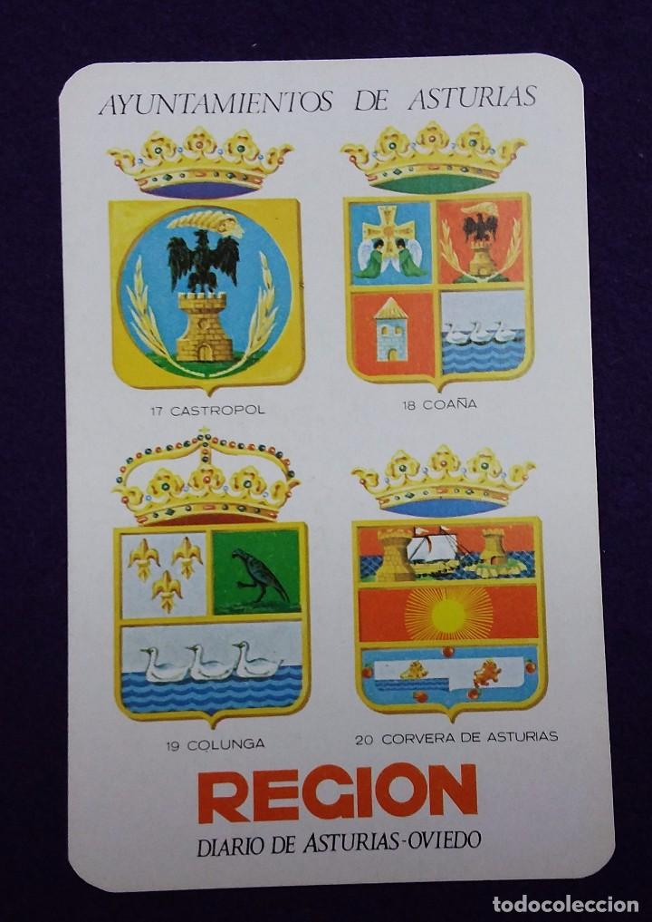 Coleccionismo calendarios: CALENDARIO FOURNIER. REGION, DIARIO DE ASTURIAS. 1971
