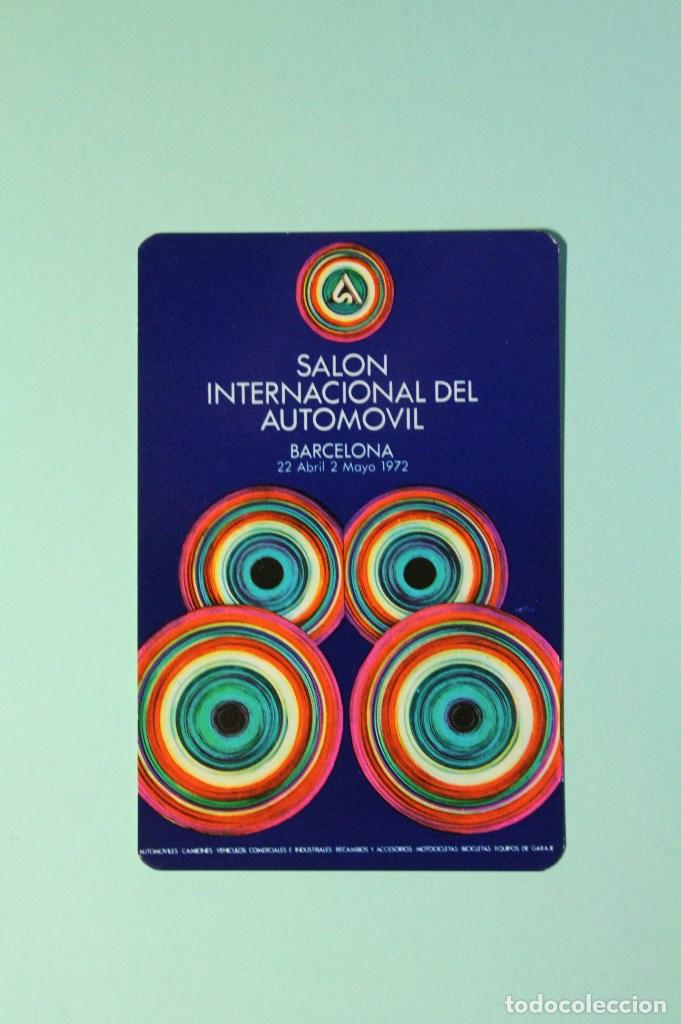 Coleccionismo calendarios: CALENDARIO NO FOURNIER. A&Ntilde;O 1972. SALON INTERNACIONAL DEL AUTOMOVIL. BARCELONA.