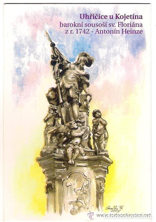 Coleccionismo Calendarios: -35372 CALENDARIO PINTURA ESCULTURA BARROCA SAN FLORIAN, A&Ntilde;O 2008, CON PUBLICIDAD, EXTRANJERO