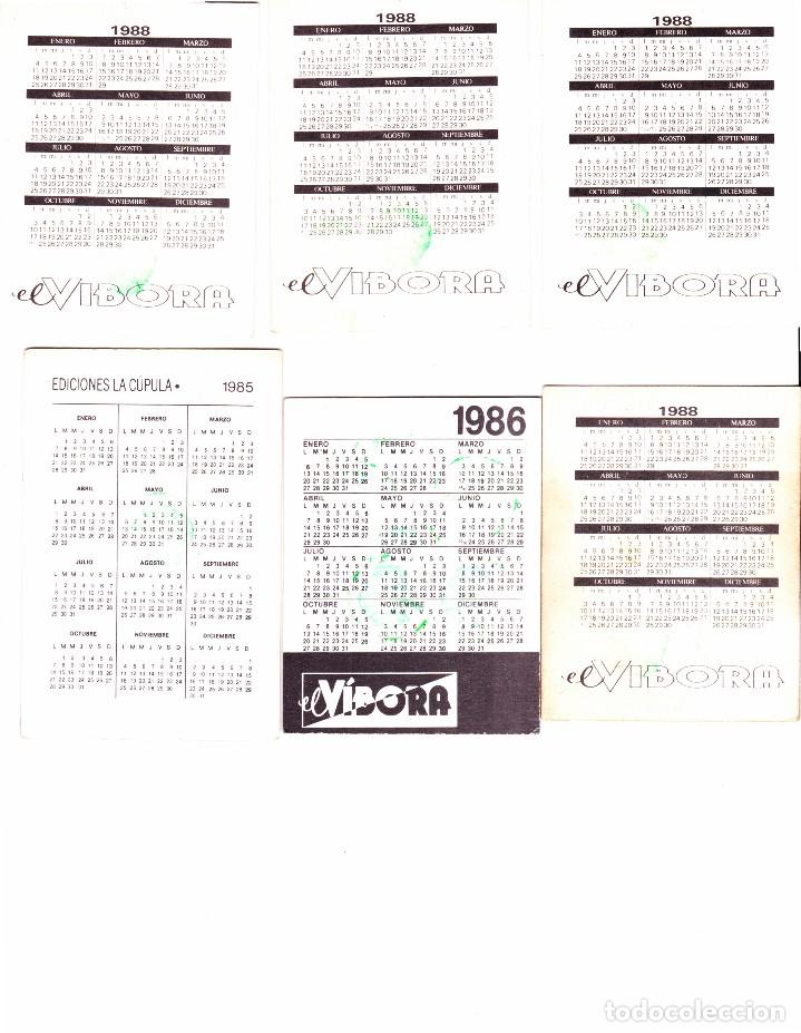 Coleccionismo calendarios: 6 CALENDARIOS EDICIONES LA CUPULA. 85, 86 Y 88 - Foto 2