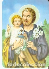 Coleccionismo calendarios: Calendario Religioso. San Jos&eacute; y El Ni&ntilde;o Jes&uacute;s. ref. 11-10L191