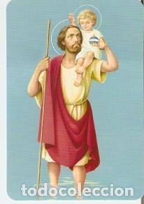 Coleccionismo calendarios: Calendario Religioso. San Cristobal y El Ni&ntilde;o Jes&uacute;s. ref. 11-10L192