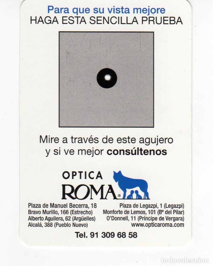 Coleccionismo Calendarios: Calendario Bolsillo - &Oacute;PTICA ROMA - A&ntilde;o 2014