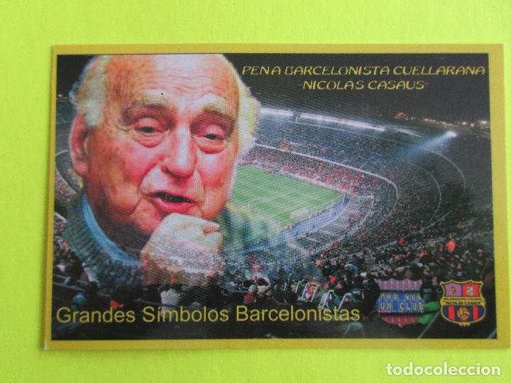 Coleccionismo Calendarios: Calendario de la pe&ntilde;a Barcelonista  Cuallerana Nicolas Casaus del 2.008