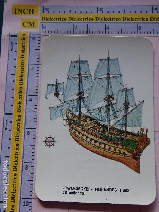 Coleccionismo Calendarios: CALENDARIO DE BOLSILLO. A&Ntilde;O 1980. BARCOS. TWO DECKER HOLAND&Eacute;S 1660