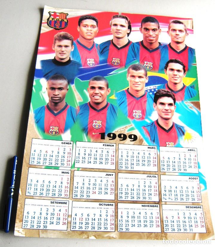 fc barcelona calendario anual 1999 pared oficia - Comprar Calendarios