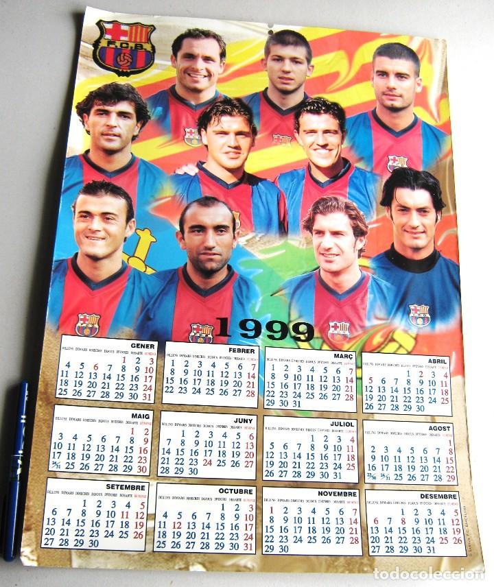 fc barcelona calendario anual 1999 pared oficia - Comprar Calendarios antiguos en todocoleccion ...