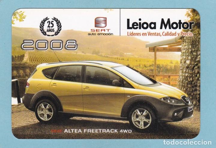 Coleccionismo Calendarios: CALENDARIO 2008 - LEIOA MOTOR - COCHE SEAT ALTEA FREETRACK 4WD