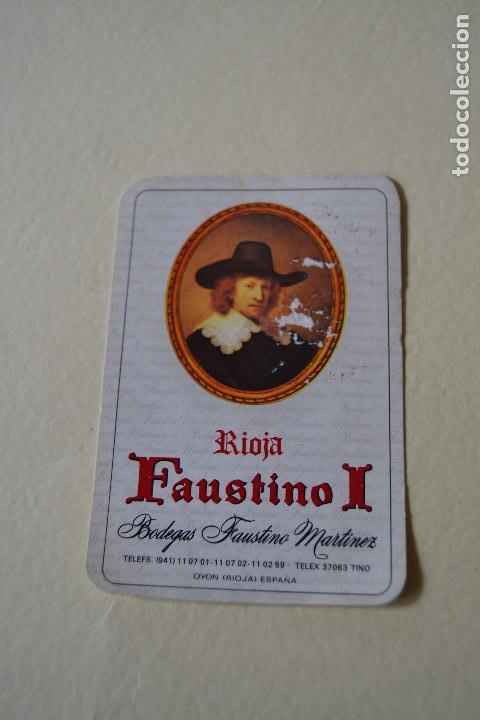Coleccionismo calendarios: CARTA DE PUBLICIDAD DE FAUSTINO I  CON CON CLASIFICACION DE A&Ntilde;ADAS AL REVERSO