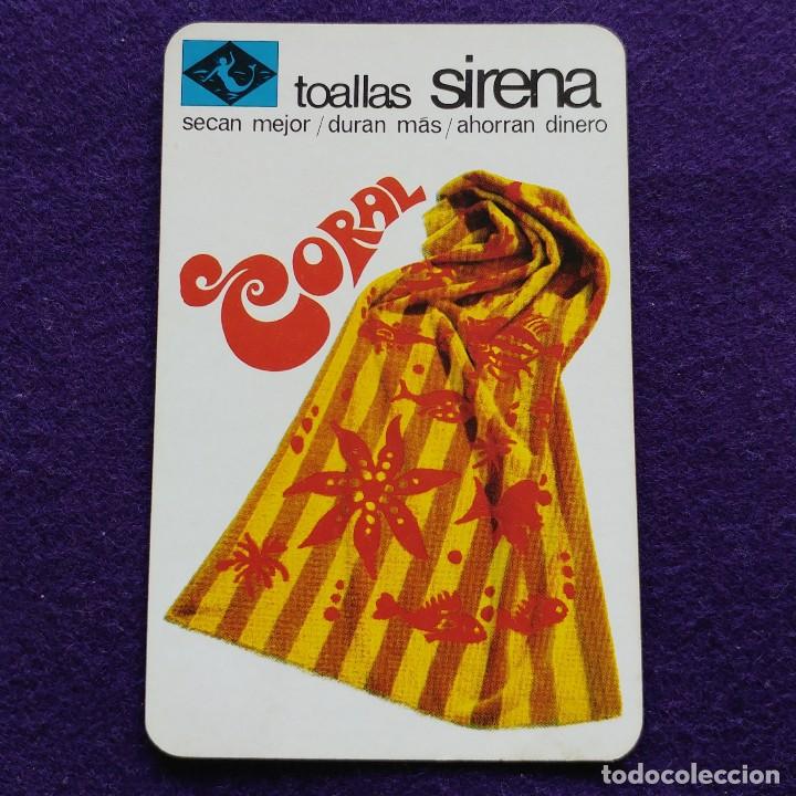 Coleccionismo calendarios: CALENDARIO FOURNIER. TOALLAS SIRENA. CORAL. 1969