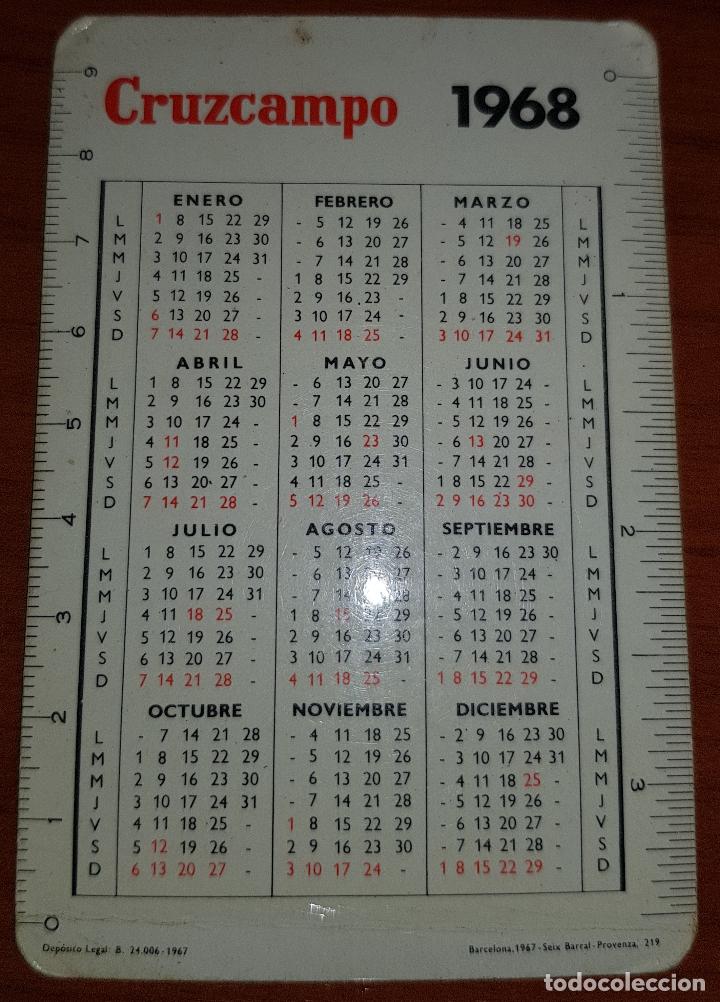Coleccionismo calendarios: Cruzcampo (1968) - Foto 2