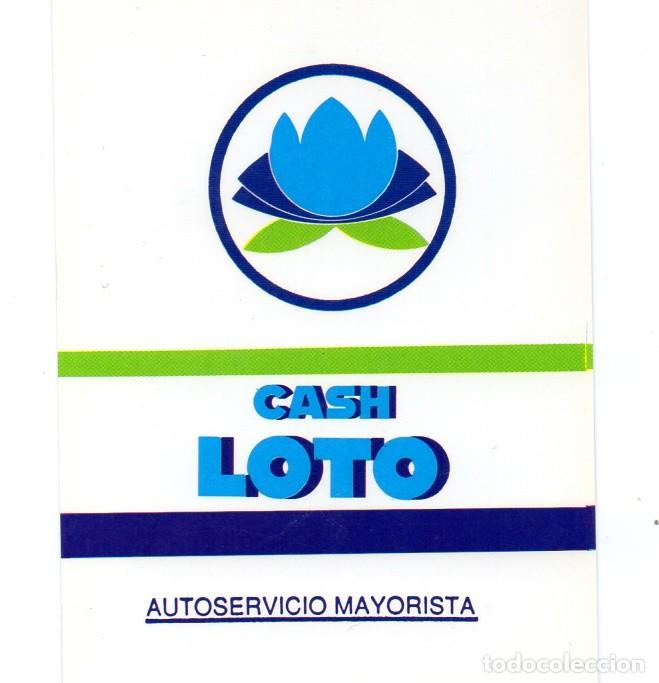 Collectionnisme Calendriers: Calendario de Publicidad 1991 - CASH LOTO - AUTOSERVICIO MAYORISTA