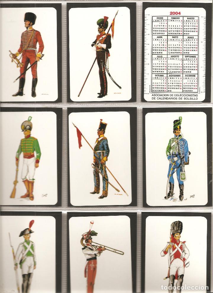 Coleccionismo Calendarios: 18 CALENDARIOS, UNIFORMES MILITARES INFANTERIA, ED. COMAS, TODOS DISTINTOS,