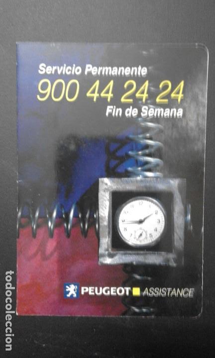 Coleccionismo Calendarios: 1 CALENDARIO DE ** PEUGEOT - ASSISTANCE ** A&Ntilde;O 2002 - D&Iacute;PTICO