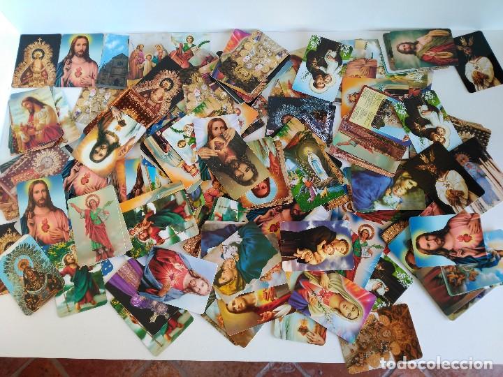 Coleccionismo calendarios: Lote de 100 calendarios religiosos - Foto 1