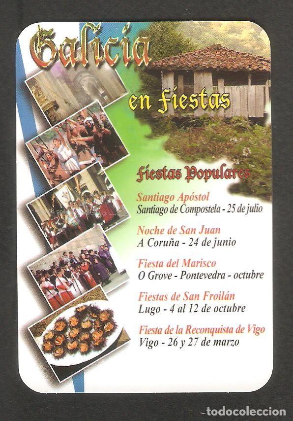Coleccionismo calendarios: CALENDARIO BOLSILLO DE SERIE EDIJAR A&Ntilde;O 2011 N&ordm; 140 GALICIA - FIESTAS POPULARES - SIN PUBLICIDAD