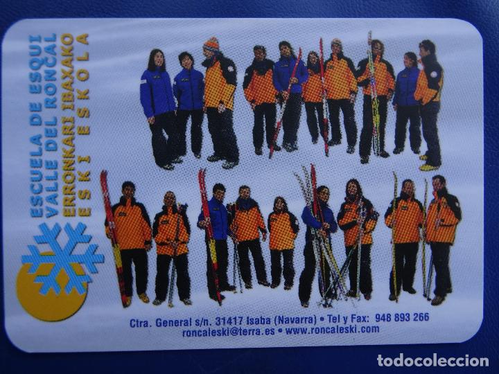 Coleccionismo calendarios: CALENDARIO BOLSILLO DEPORTE 2002 (ESCUELA ESQUI VALLE DEL RONCAL - NAVARRA) NUEVO