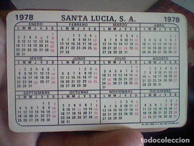 Calendario Bolsillo 1978 Publlicidad Santa Luci Comprar Calendarios Antiguos En Todocoleccion 0149