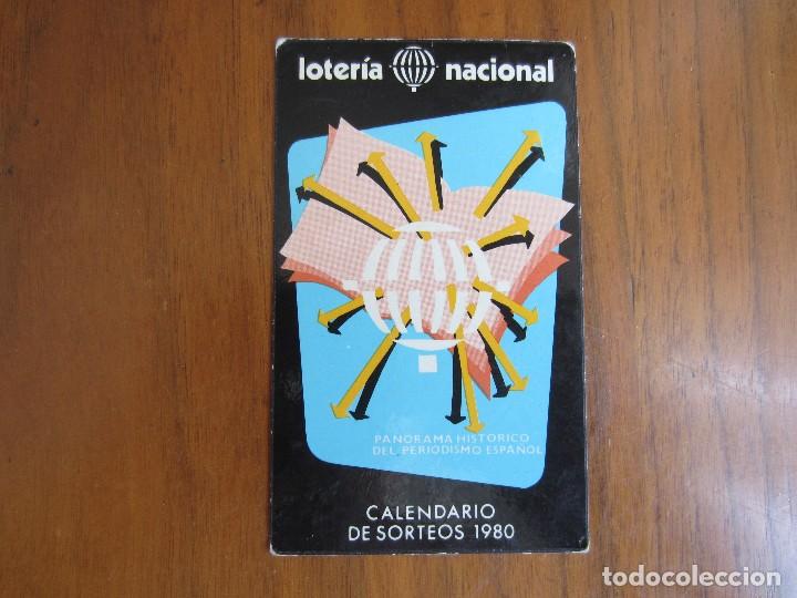 Collectionnisme Calendriers: CALENDARIO NO FOURNIER-LOTERIA NACIONAL-DEL 1980 VER FOTOS