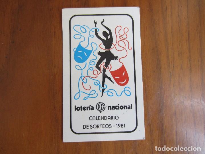 Collectionnisme Calendriers: CALENDARIO NO FOURNIER-LOTERIA NACIONAL-DEL 1981 VER FOTOS