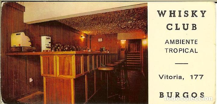 Coleccionismo Calendarios: CALENDARIO PUBLICITARIO - 1970 - WHISKY CLUB - BURGOS