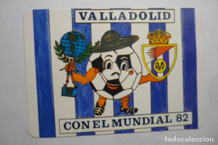 Coleccionismo calendarios: CALENDARIO FUTBOL VALLADOLID - MUNDIAL 1982