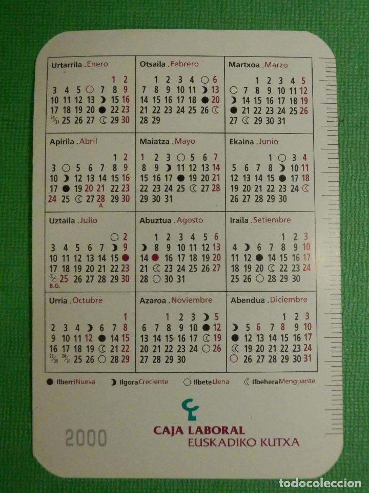 Coleccionismo calendarios: CALENDARIO DE BOLSILLO - CAJA LABORAL - EUSKADIKO KUTSA - 2000 - Foto 2