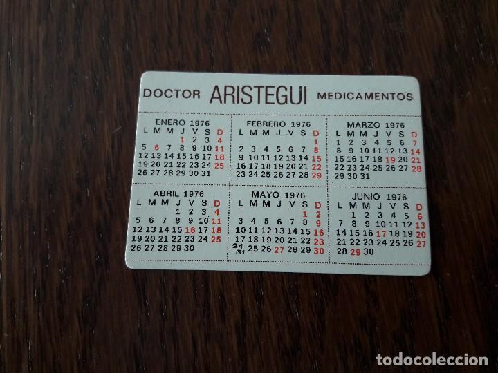 Coleccionismo Calendarios: calendario de publicidad doctor Aristegui medicamentos a&ntilde;o 1976