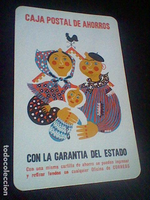 Coleccionismo Calendarios: CAJA POSTAL AHORROS CALENDARIO FOURNIER 1962
