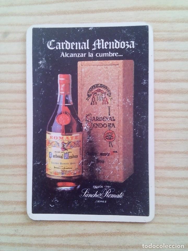 Coleccionismo calendarios: Calendario Fournier - Brandy Cardenal Mendoza 1984
