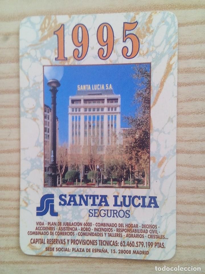 Coleccionismo calendarios: Calendario Fournier - Santa Lucia Seguros 1995