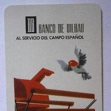 Coleccionismo Calendarios: CALENDARIO FOURNIER, PUBLICIDAD, BANCO BILBAO , 1965 , ORIGINAL