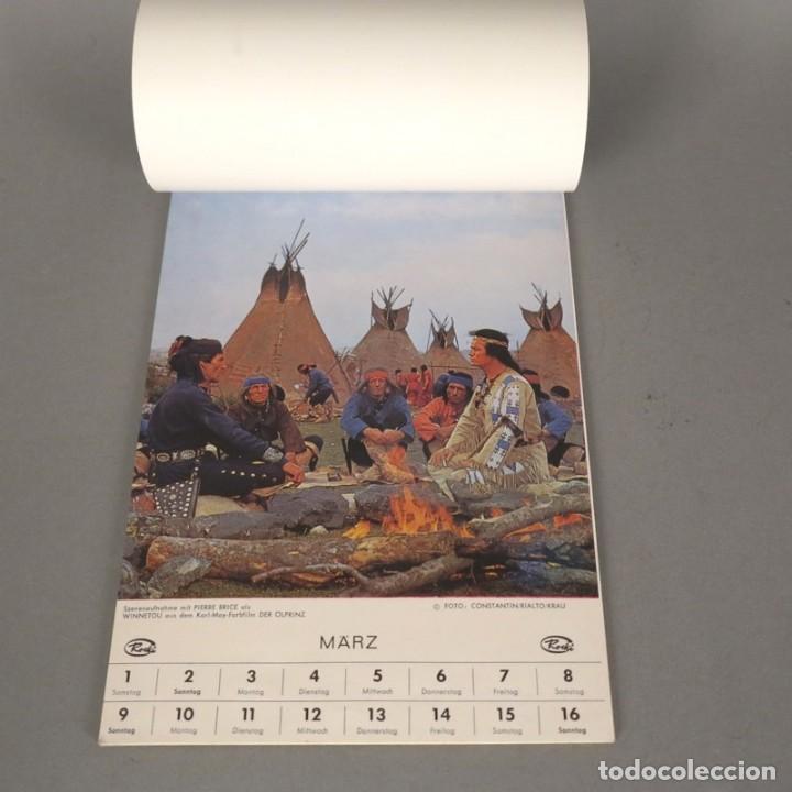 Coleccionismo Calendarios: Muy raro !!! Calendario original y completo de Winnetou 1969 - Foto 2 - 128112459