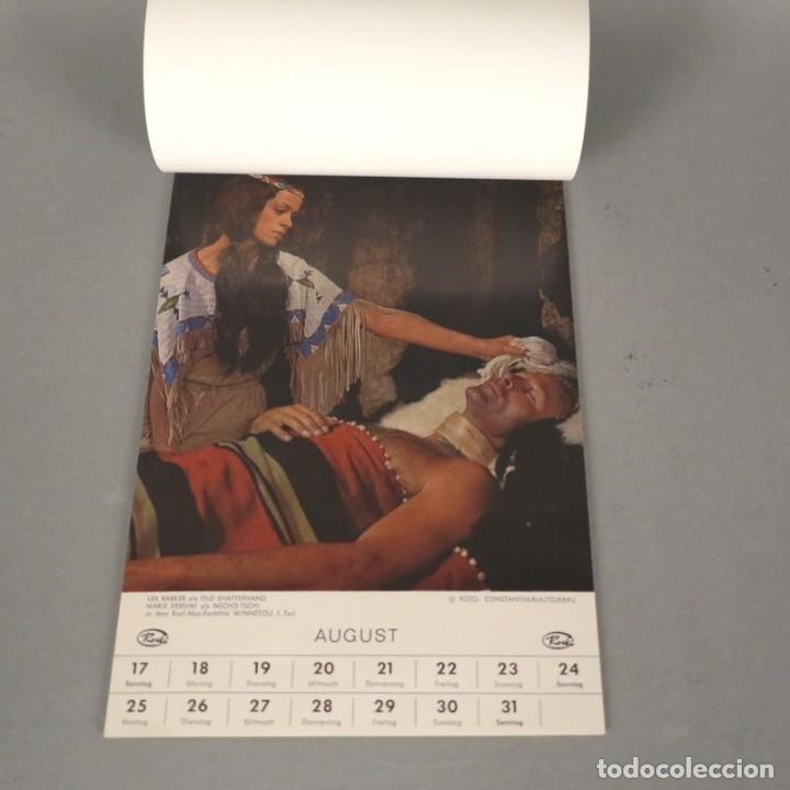 Coleccionismo Calendarios: Muy raro !!! Calendario original y completo de Winnetou 1969 - Foto 3 - 128112459