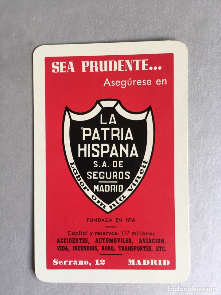 Collectionnisme Calendriers: calendario Fournier 1965, nuevo