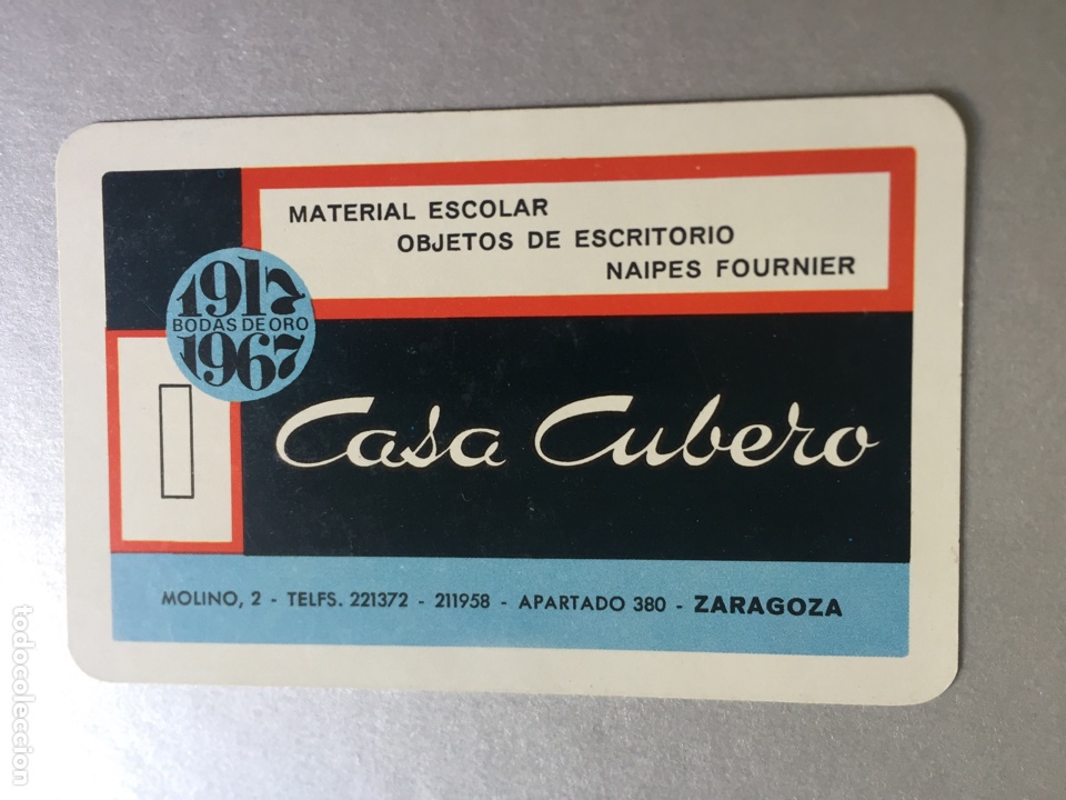 Collectionnisme Calendriers: calendario Fournier 1967, nuevo
