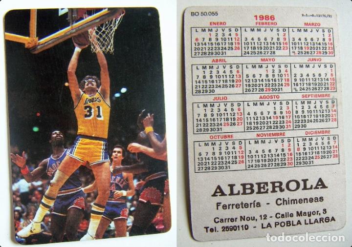 Coleccionismo calendarios: CALENDARIO DE BOLSILLO FERRETERIA ALBEROLA 1986