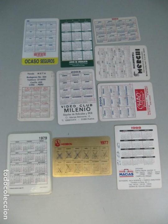 Coleccionismo calendarios: Lote de 10 calendarios de bolsillo - Foto 2